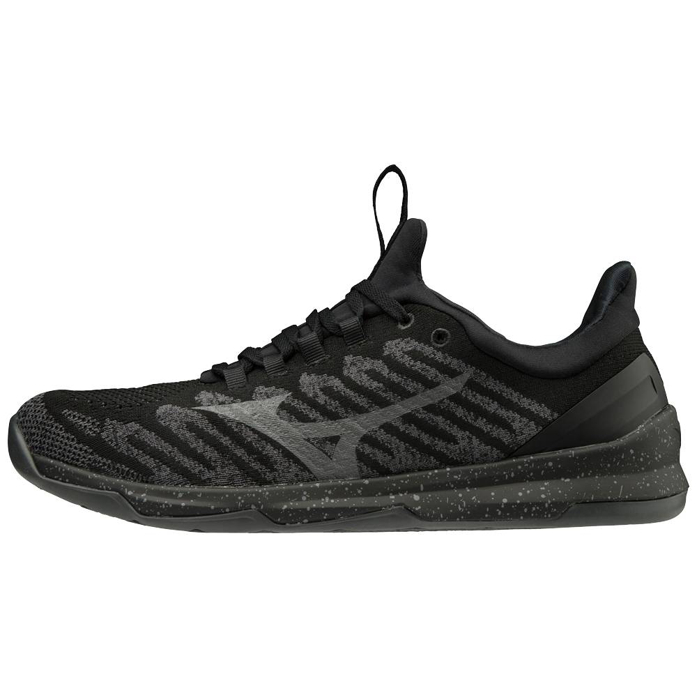 Mens Mizuno TC-01 Training Shoes Black/Grey Philippines (UPAWEO267)